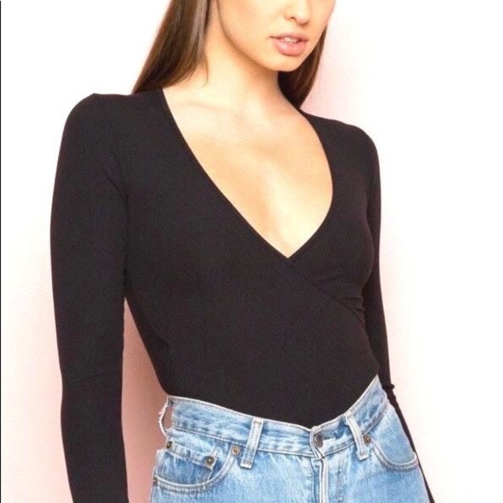 Brandy Melville Black Bodysuit